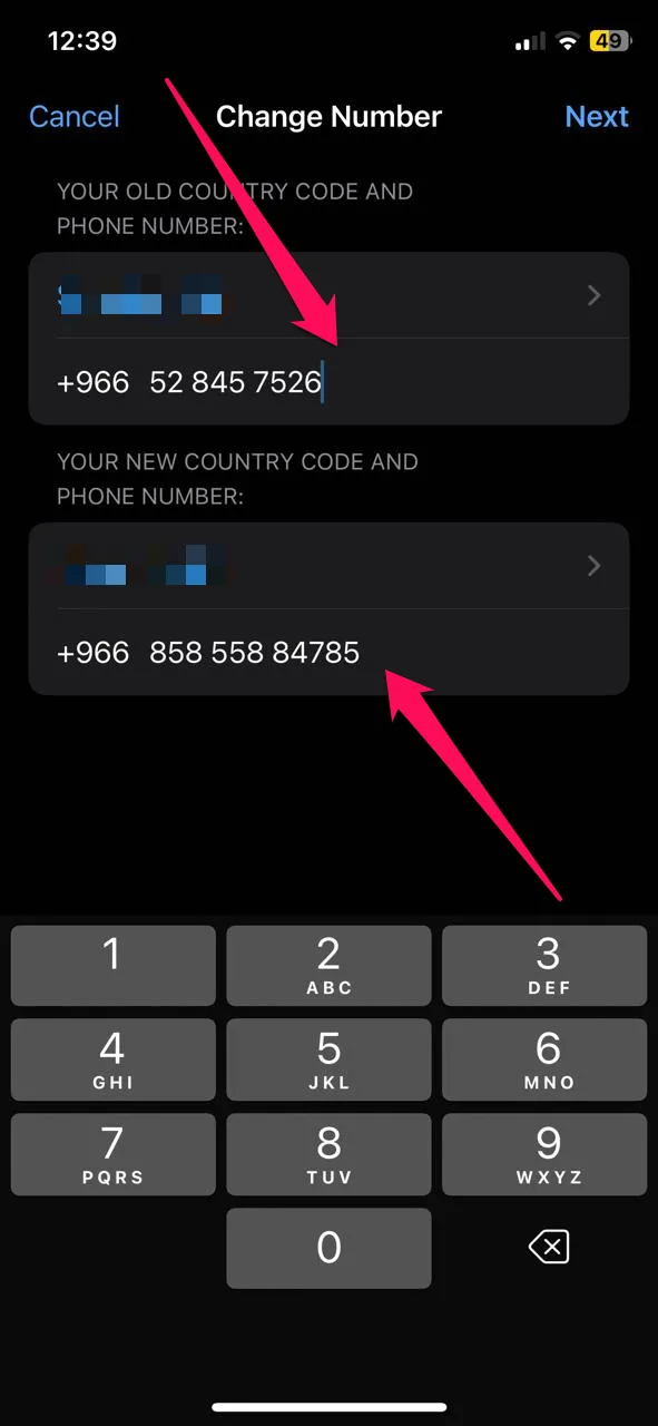 how to hide contact number in whatsapp group